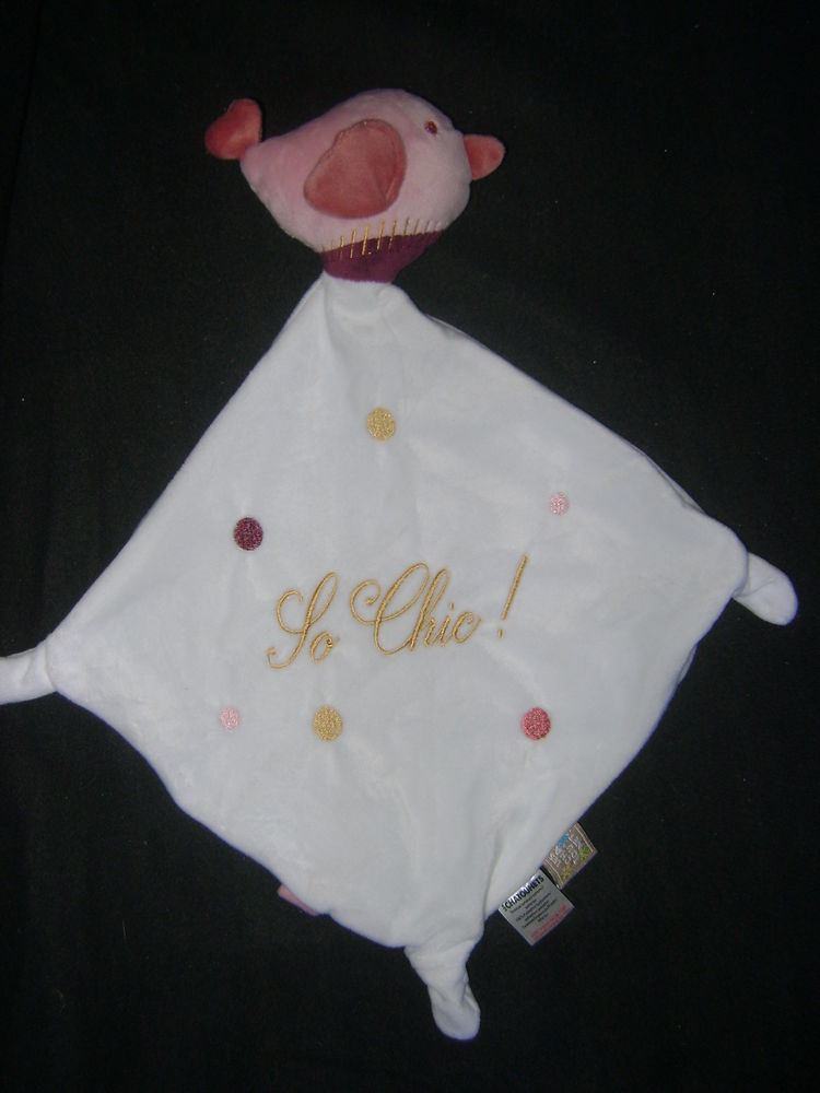Doudou oiseau mouchoir so chic-les chatounets 12 Mulhouse (68)