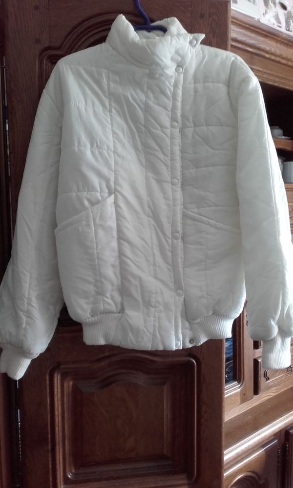 Doudoune blanche doubl� 5 �tampes (91)