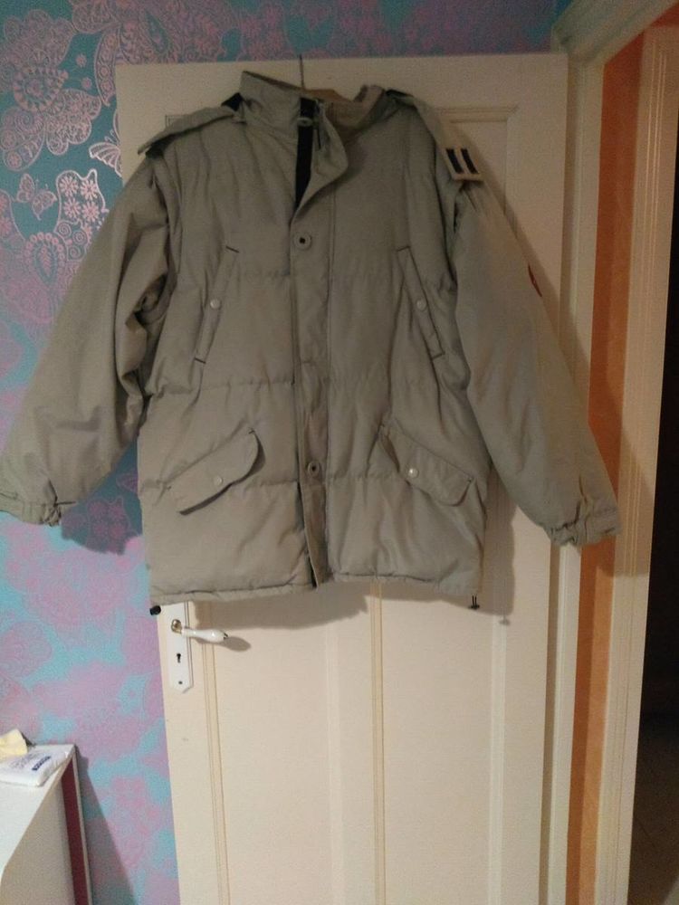 Doudoune homme beige XXL � capuche 12 Carcassonne (11)