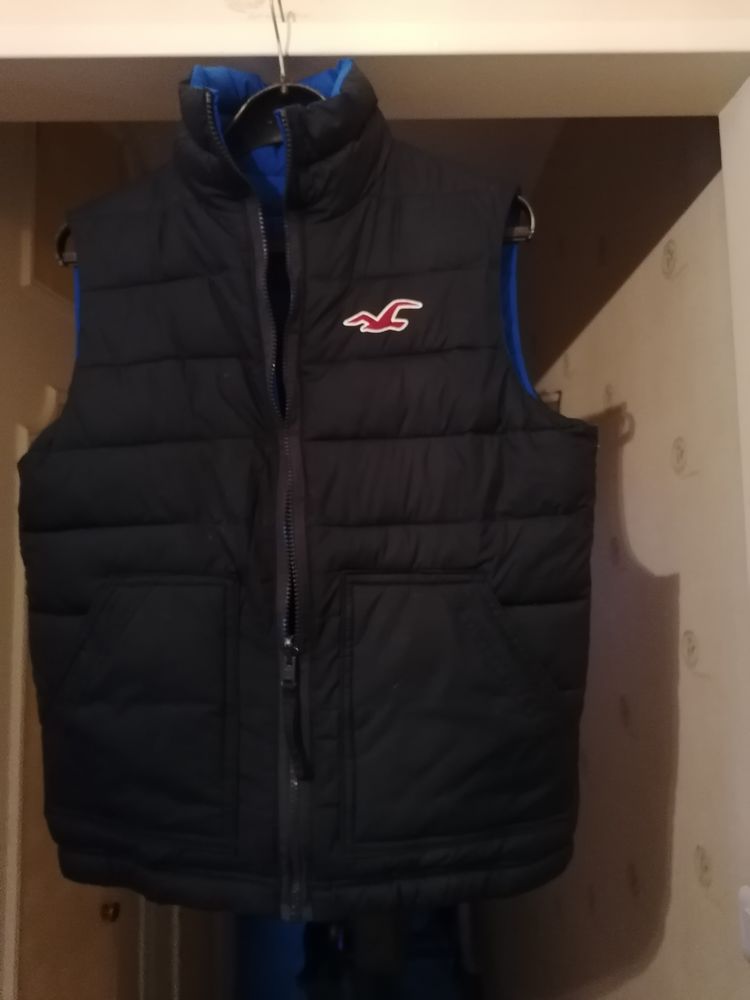 Doudoune r�versible ss manches Hollister 40 Jury (57)