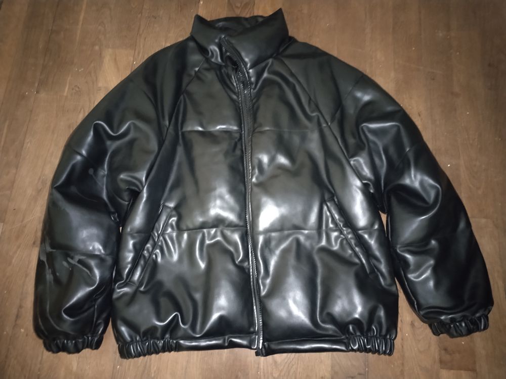 Doudoune simili cuir taille L oversize PULL AND BEAR 7 Brillon-en-Barrois (55)