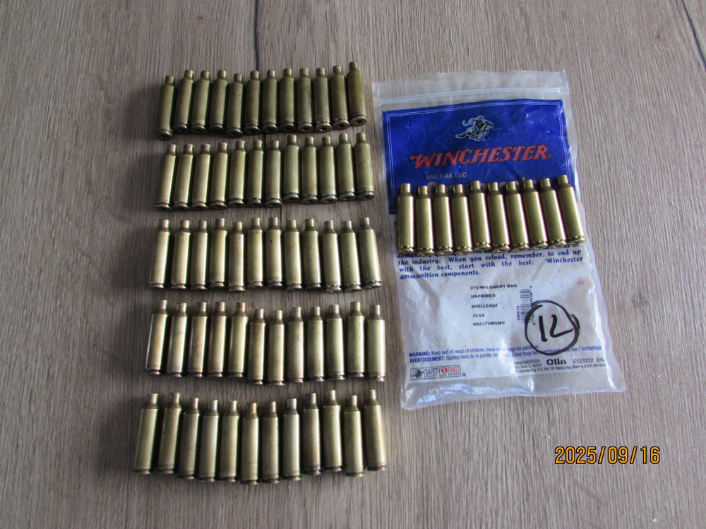 Douilles 270 WSM 65 Penol (38)