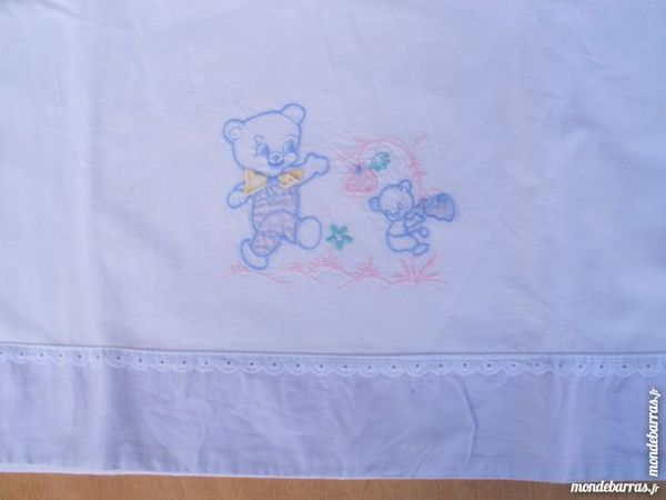 Drap b�b� NATALYS 73cm x 115 cm oursons 4 Montauban (82)