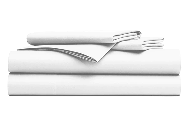 Drap Plat 240 x 300 cm - 100% Coton  - Blanc 17 Gaillan-en-M�doc (33)