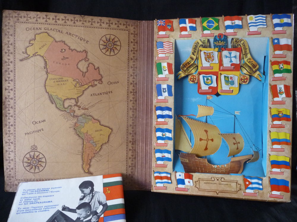 Drapeauramas complets de l'Alsacienne (Europe/Am�rique/Afriq 335 Mouvaux (59)