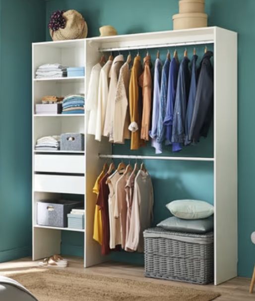 Dressing couleur ch�ne- H. 200 x L. 180 x P. 45 cm 30 Junas (30)