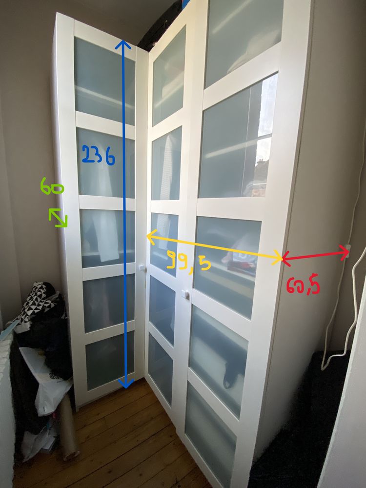 Dressing IKEA Pax 550 Compi�gne (60)