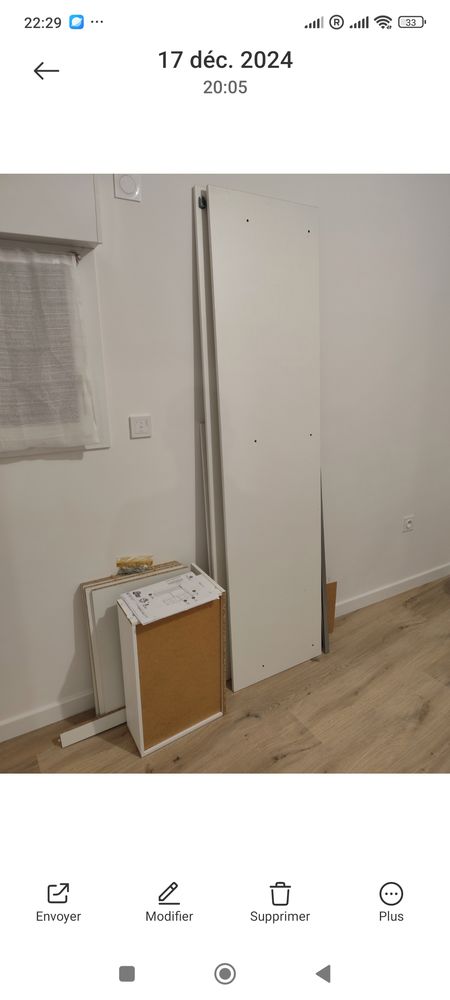 Kit dressing New star blanc avec rideau H.200 x l.177 x P.50 20 Saint-Herblain (44)