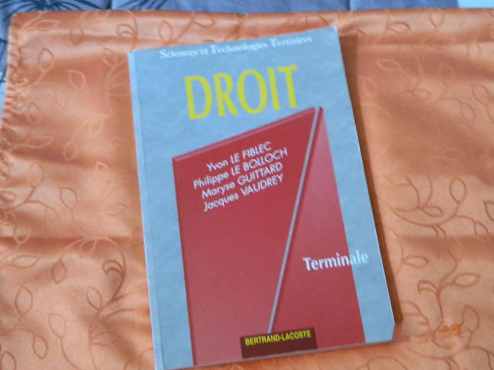 Droit terminale stt - edition 1997 6 Villiers (86)