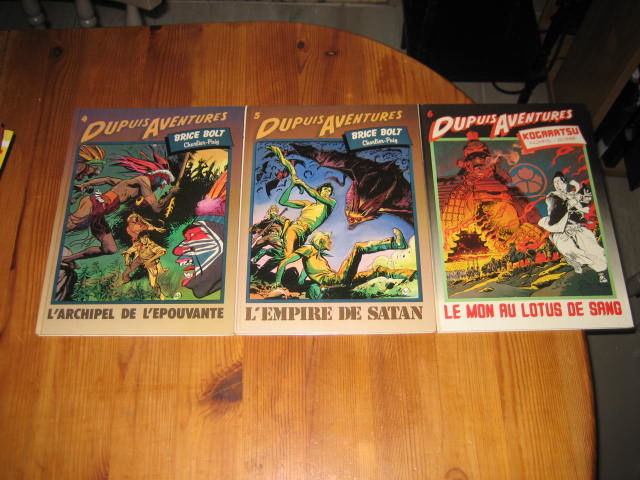 lot 3 bd DUPUIS AVENTURES 4+5+6 brice bolt kogartsu eo 20 C�zy (89)
