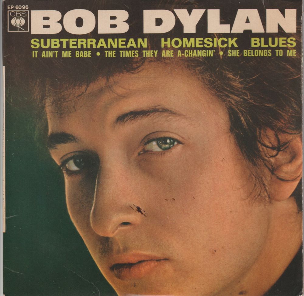 45 T EP DE BOB DYLAN DES ANNEES 60 12 Pont-du-Ch�teau (63)