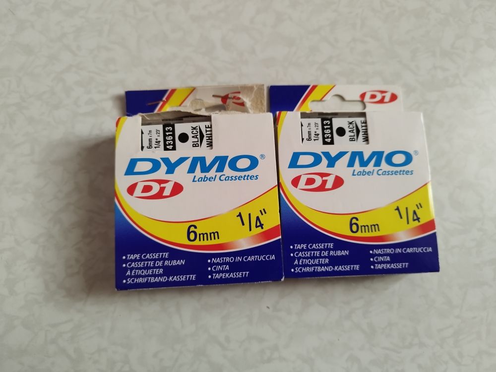 2 Dymo �tiquettes 6 mm 43613 original 15 Courbevoie (92)