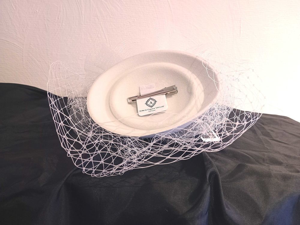 �OE� Bridal Hat / Weddings Hat Chapeau Bibi De mari�e/ de mariages et c�r�monies 40 Gap (05)