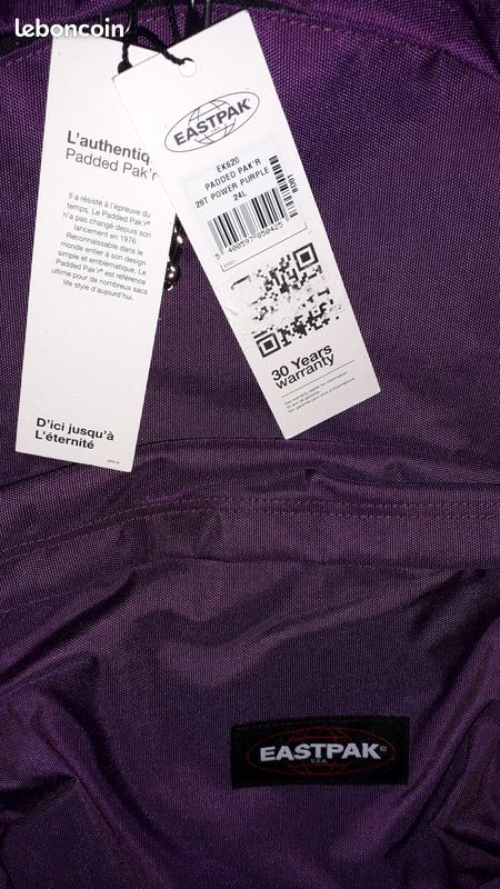 Sac De Voyage Eastpak Rollout Violet - 26L, Unisexe - Pour Salle De Sport, Week-end, Sac De Sport - Neuf