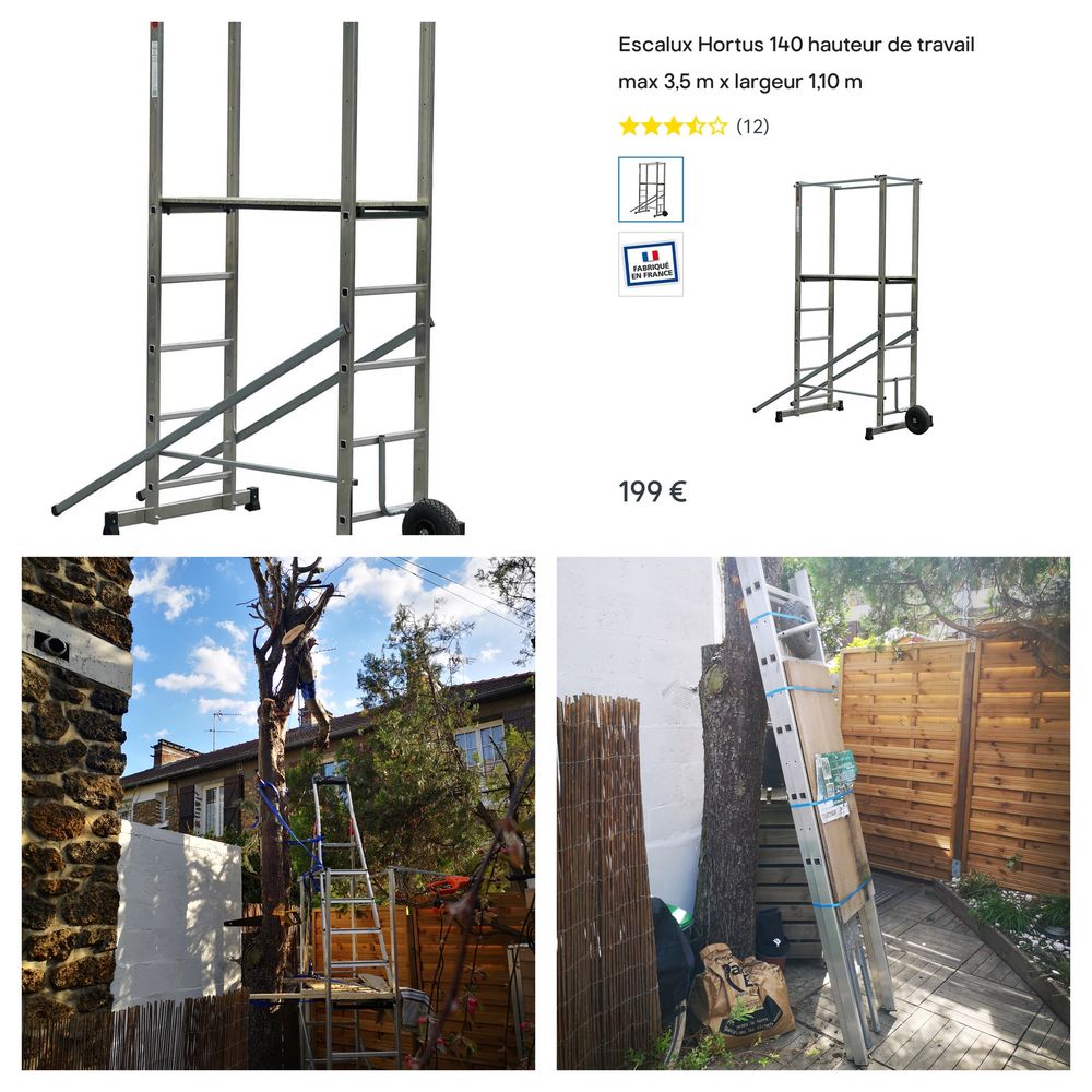 Echafaudage mobile sp�cial jardin Escalux Hortus 140 -Casto 110 Maisons-Alfort (94)