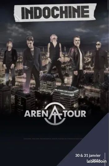 �change place concert Indochine 55 Saint-Avold (57)