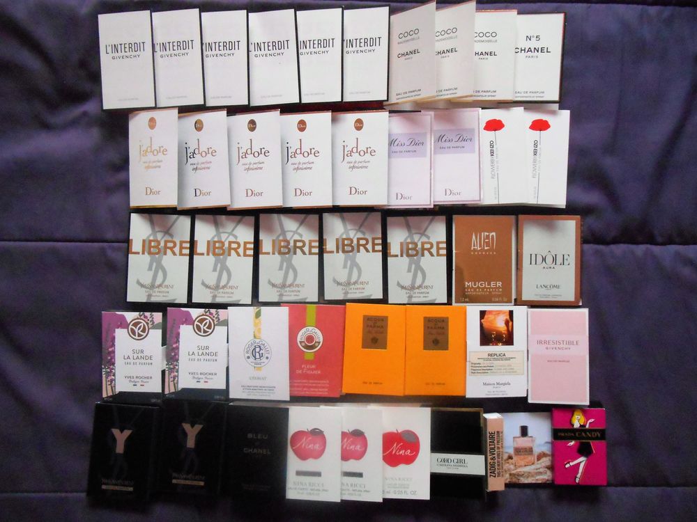 Echantillon de parfum divers 1 Villejuif (94)