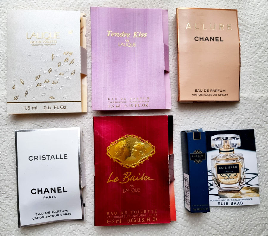 Lot 6 échantillons de parfum N°13 10 Cagnes-sur-Mer (06)