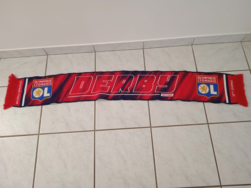 Echarpe OL  2021/2022 Derby 7 Andr�zieux-Bouth�on (42)