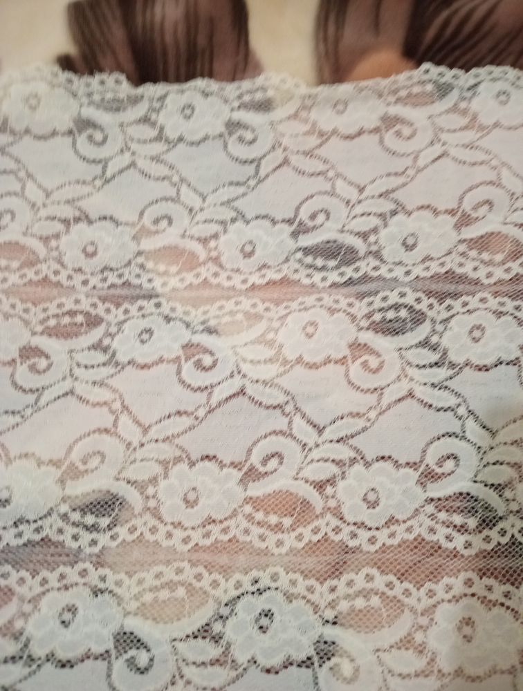 �charpe En Dentelle Vintage Blanche 15 Paris 12 (75)