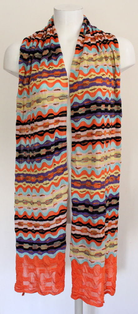Echarpe multicolore maille MISSONI 90 Issy-les-Moulineaux (92)