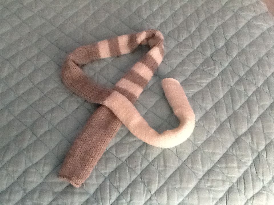 ECHARPE TOUR DE COU en laine gris et blanc 2 Saint-Etienne (42)