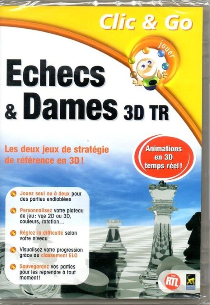 Echecs & Dames 3D TR - PC 2 Eaubonne (95)