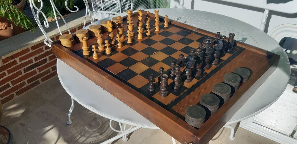 jeu d'échecs et de dames 40 Sotteville-lès-Rouen (76)
