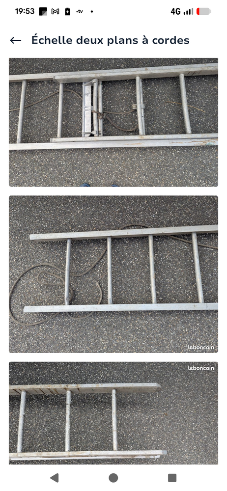 �chelle deux plans � cordes 120 Annonay (07)