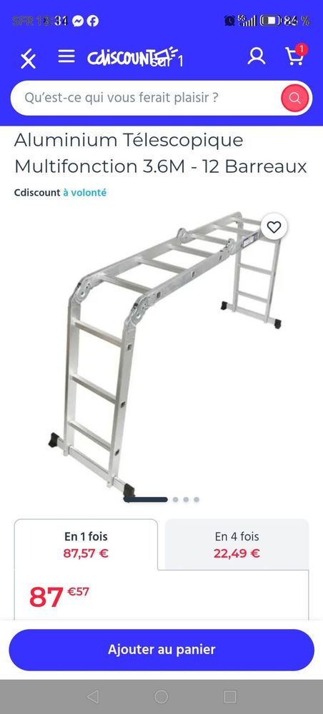 �chelle modulable avec ces plateau 50 Maubeuge (59)