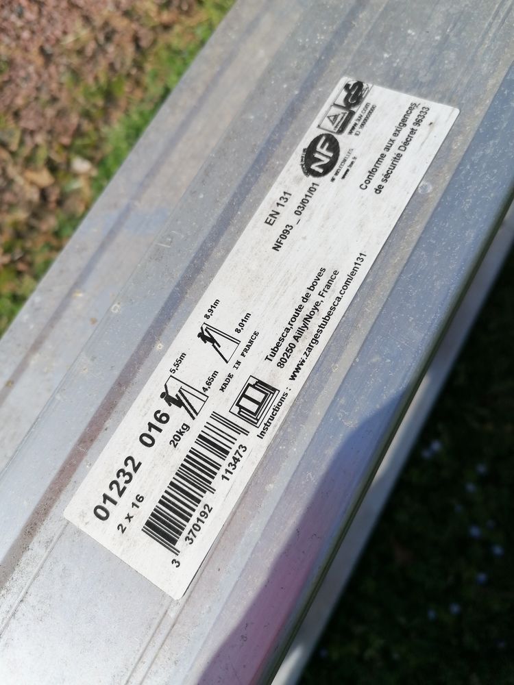 Echelle neuve 200 Braud-et-Saint-Louis (33)