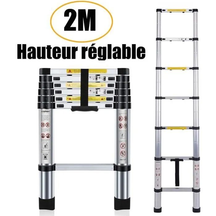 �chelle T�lescopique Portable 2M en aluminium Neuve 50 Avion (62)