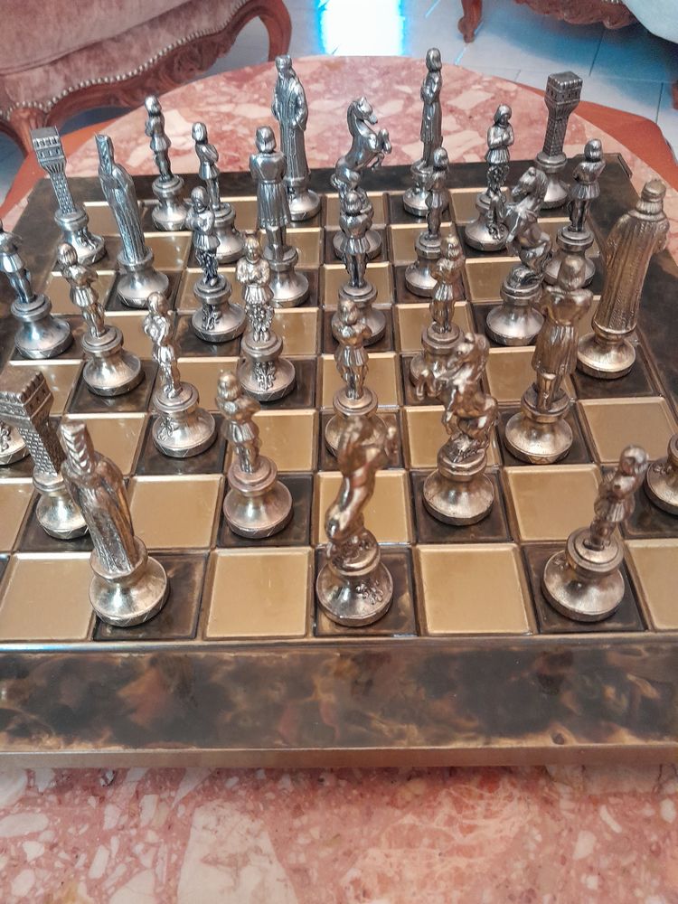 av echiquier de collection luxe figurines 8CM plateau 36x36 200 Bergerac (24)