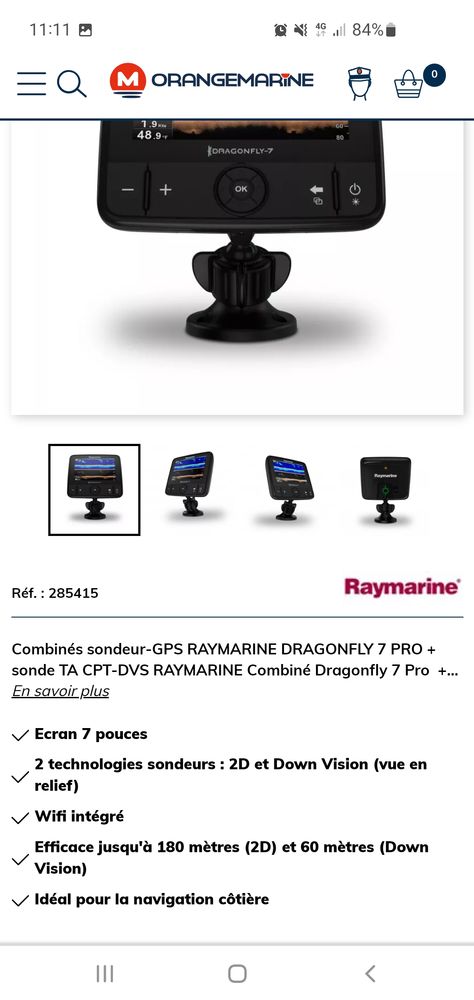 Echo sondeur dragon fly 5 
400 Laon (02)