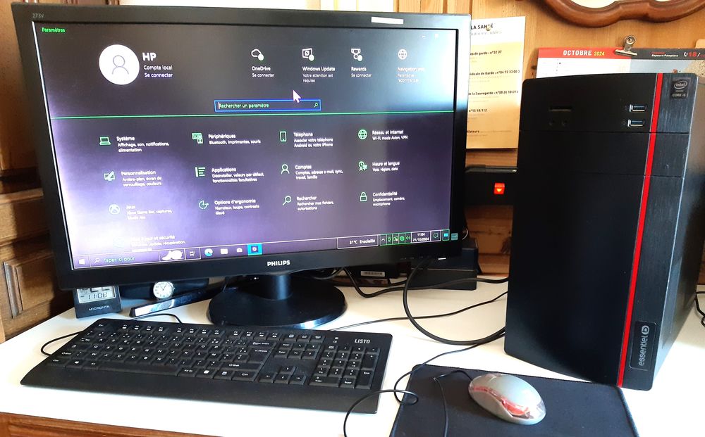 PC + Ecran +clavier + souris +connectique 150 Lyon 9 (69)