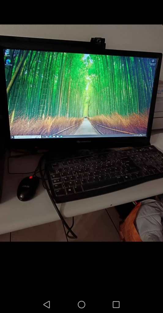 �cran d'ordinateur avec clavier et souris et enceinte 100 Guingamp (22)