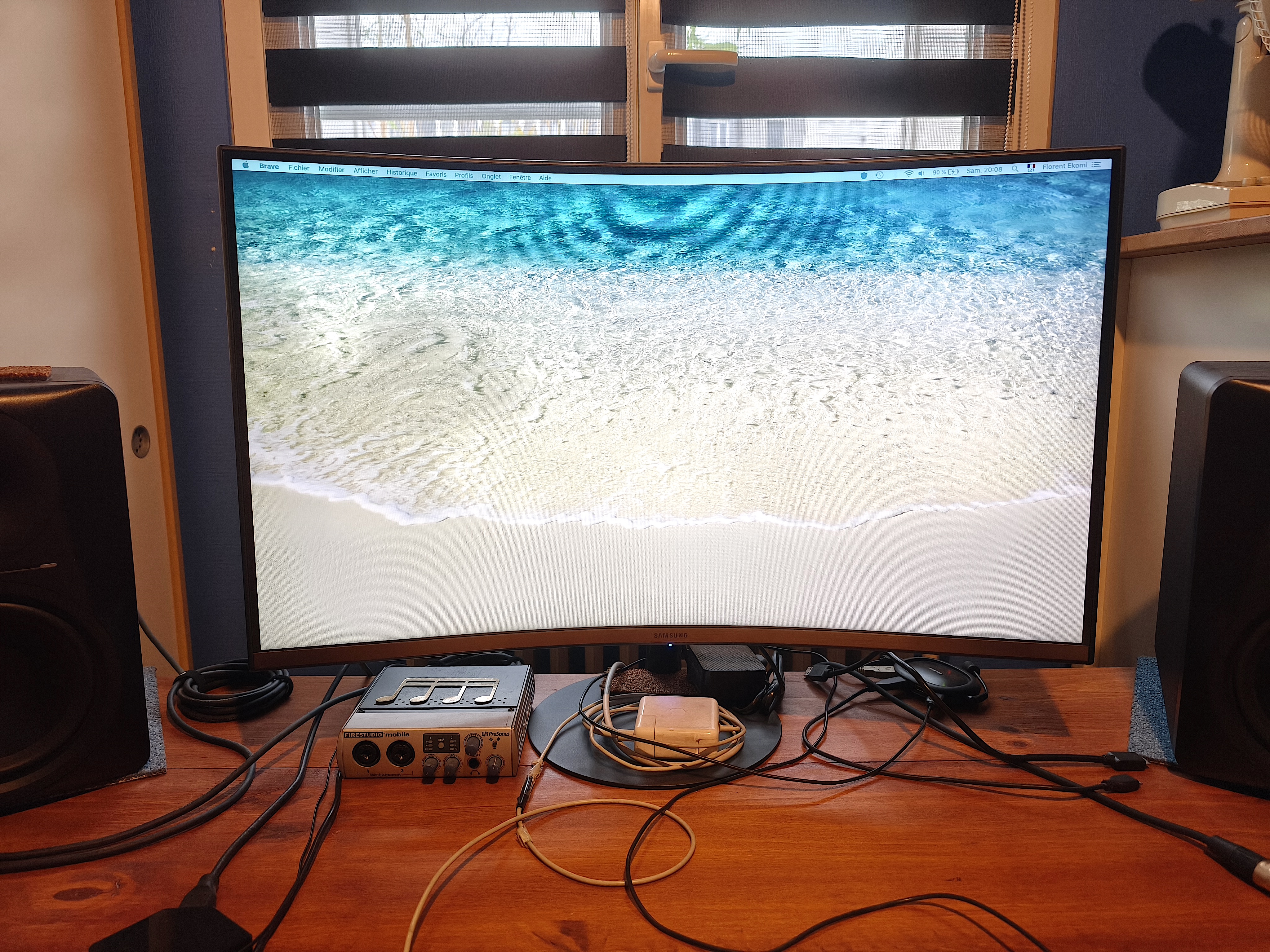 Ecran Samsung C32T550FDR incurv� 32  200 Le Blanc-Mesnil (93)