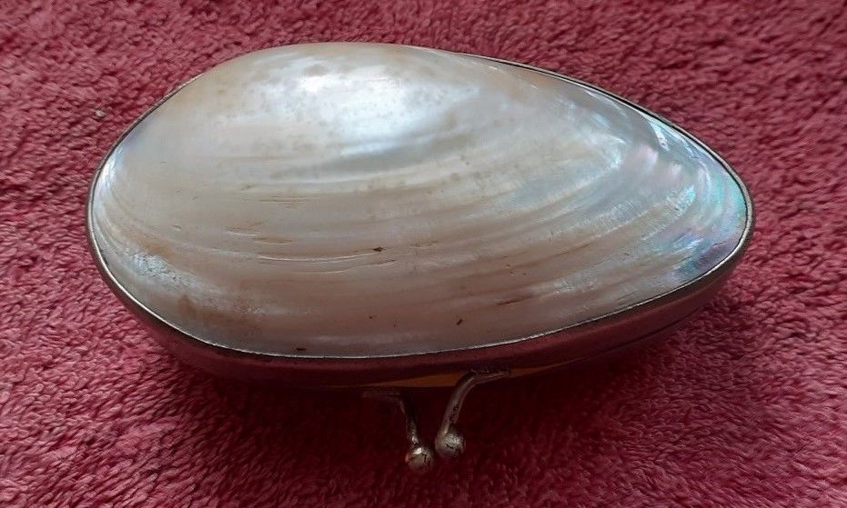 Ecrin  vintage Nacre et Argent 45 Al�s (30)