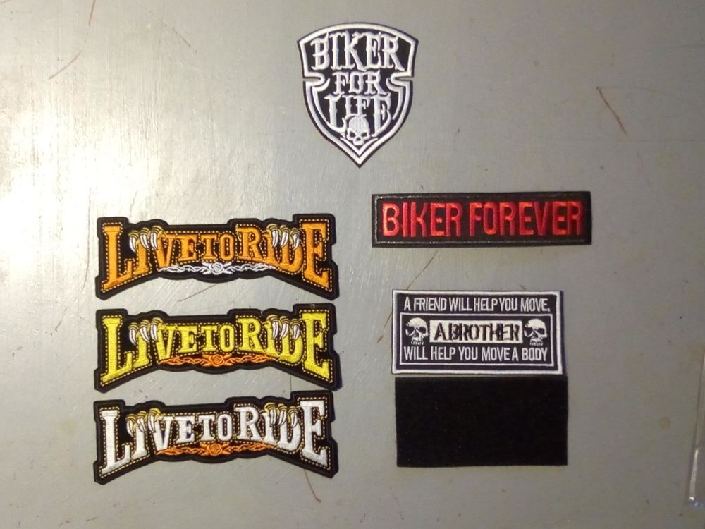 ECUSSON BIKER FOREVER LIVE TO RIDE SKULL BROTHER MOTO 4 Saint-Brieuc (22)