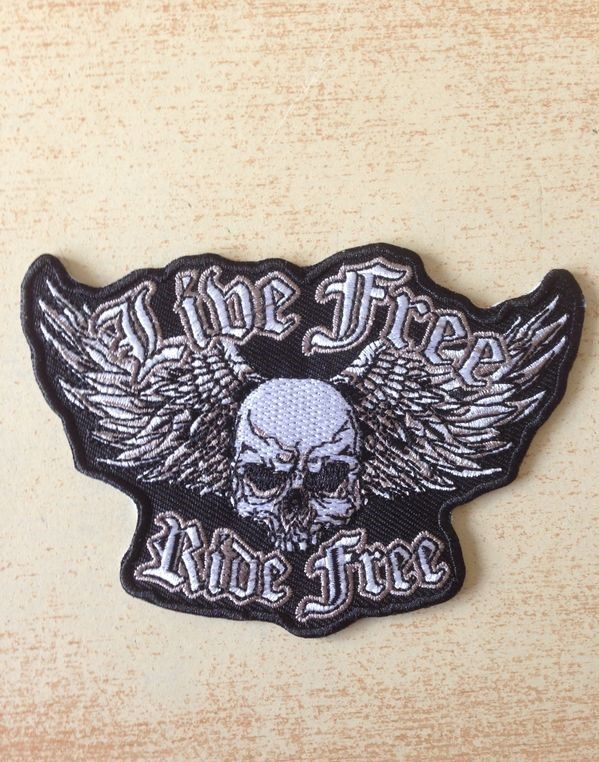 �cusson biker t�te de mort live free ride free 3 Carnon Plage (34)