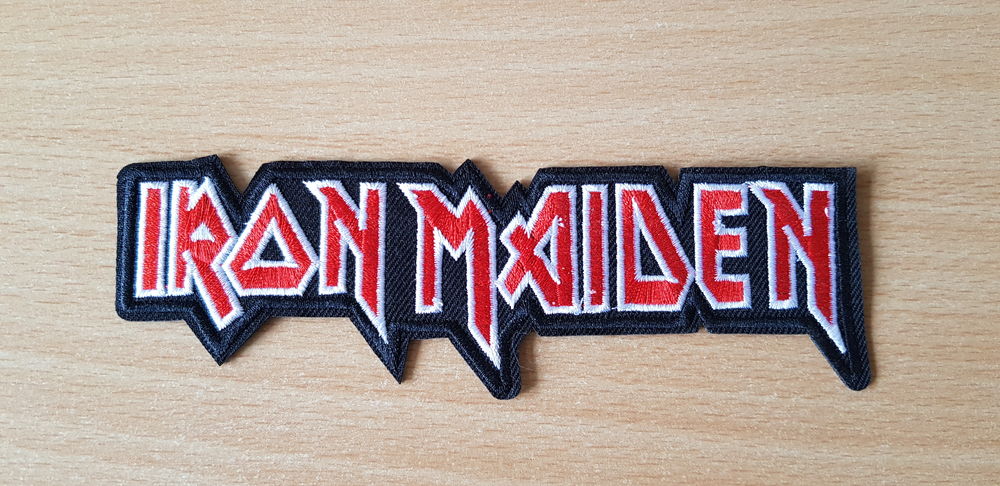 ecusson brod� 
Groupe de metal 
iron maiden 
15,5x5 cm 6 Carnon Plage (34)