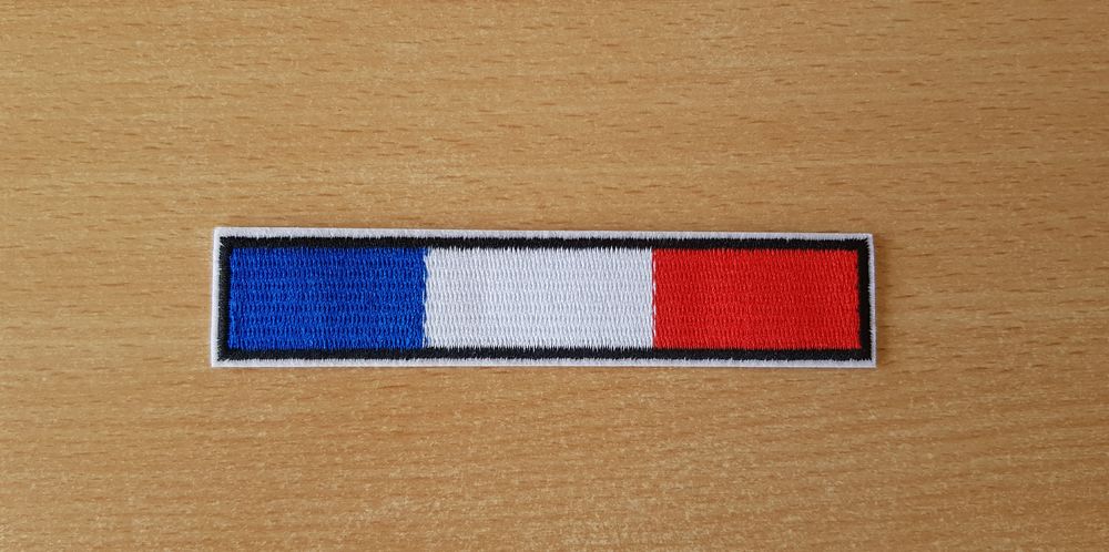 Ecusson drapeau fran�ais france barrette 13x2,5 cm 4 Carnon Plage (34)
