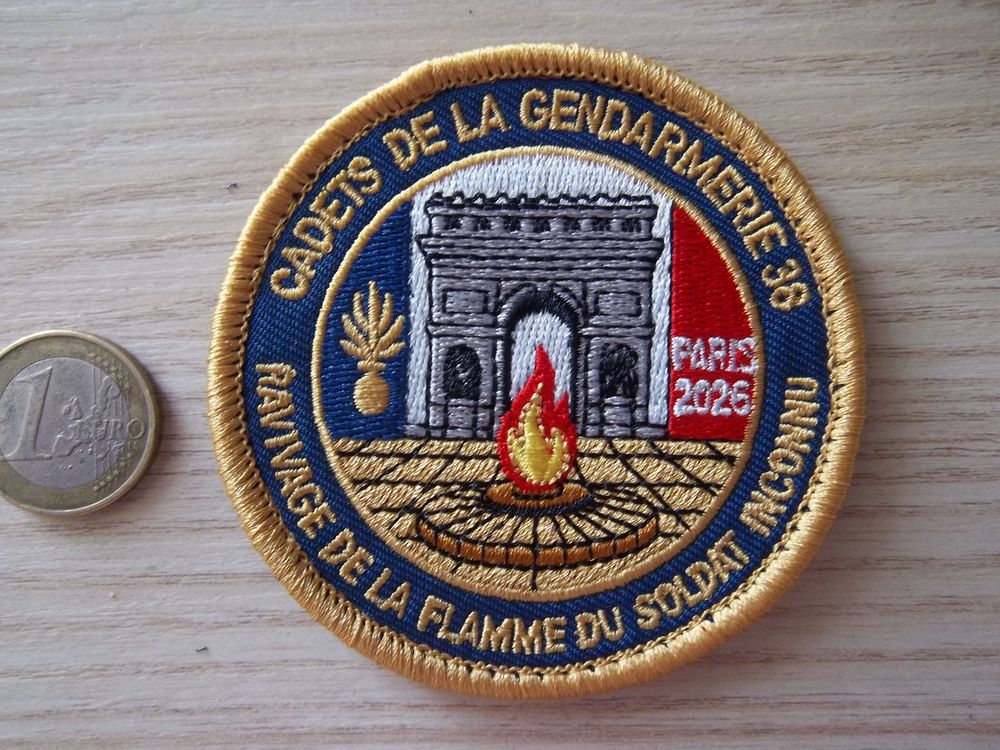  �cusson militaire 2026 Paris cadets gendarmerie insigne 10 Valognes (50)