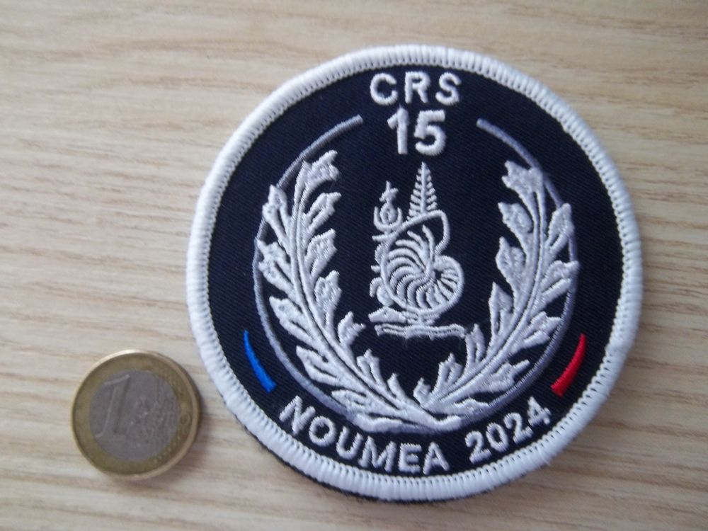 �cusson obsol�te PN CRS 15 Noum�a 2024 insigne collection !! 11 Valognes (50)