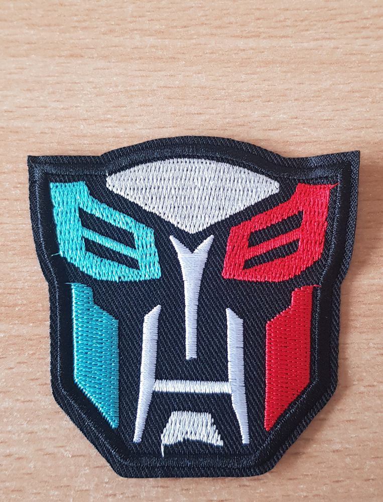 Patch Brodé Thermocollant Vintage Diamètre 8 Cm - Automobile Moto Rétro - Décoration à Repasser