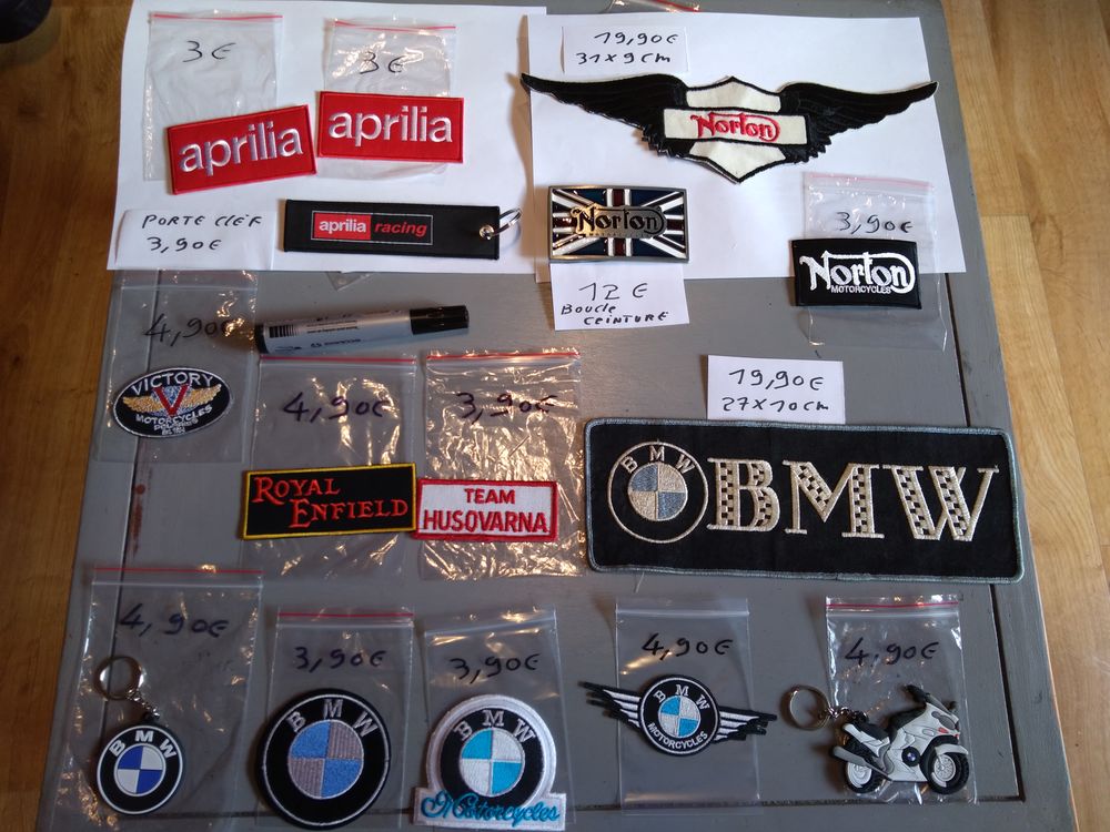 ECUSSON PORTE CLE MARQUES DE MOTO 3 Saint-Brieuc (22)