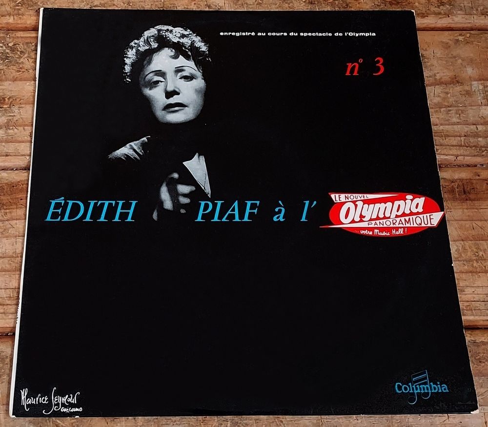 EDITH PIAF -33t/25cm n�3-LA FOULE-MON MAN�GE A MOI-BIEM 1958 10 Tourcoing (59)