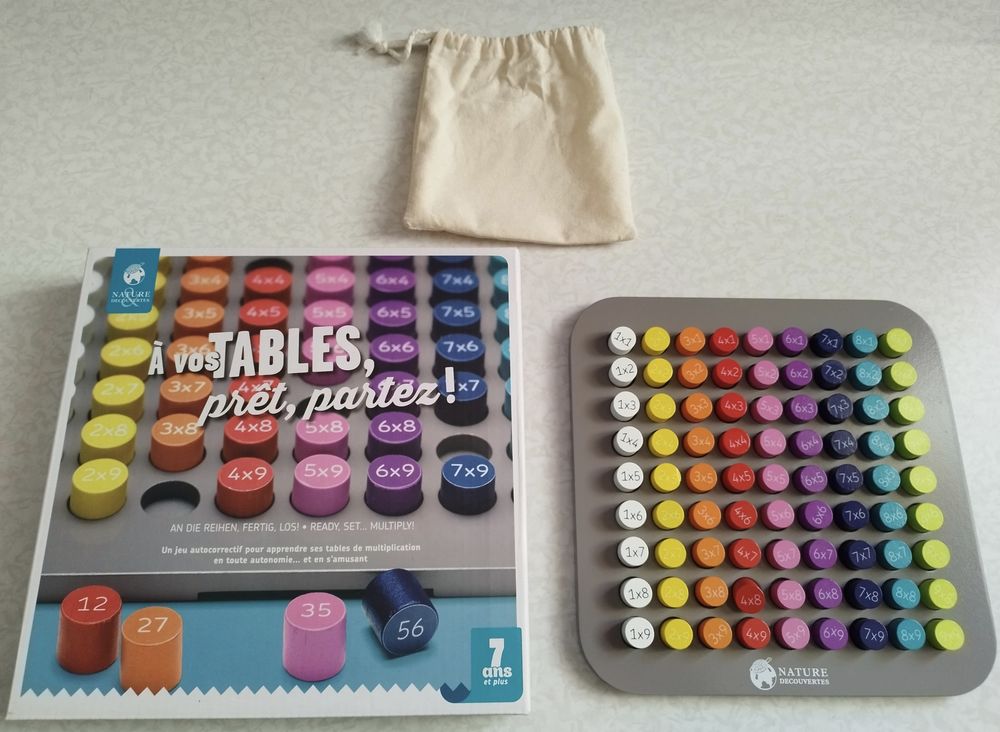 Jeu �ducatif complet pour apprendre les tables de multiplication rapidement en jouant 12 Courbevoie (92)