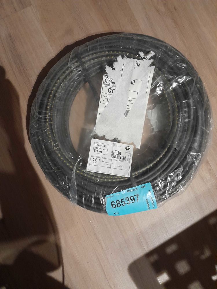 c�ble �lectrique 3G2,5mm� U1000r2v 43 Le Mans (72)