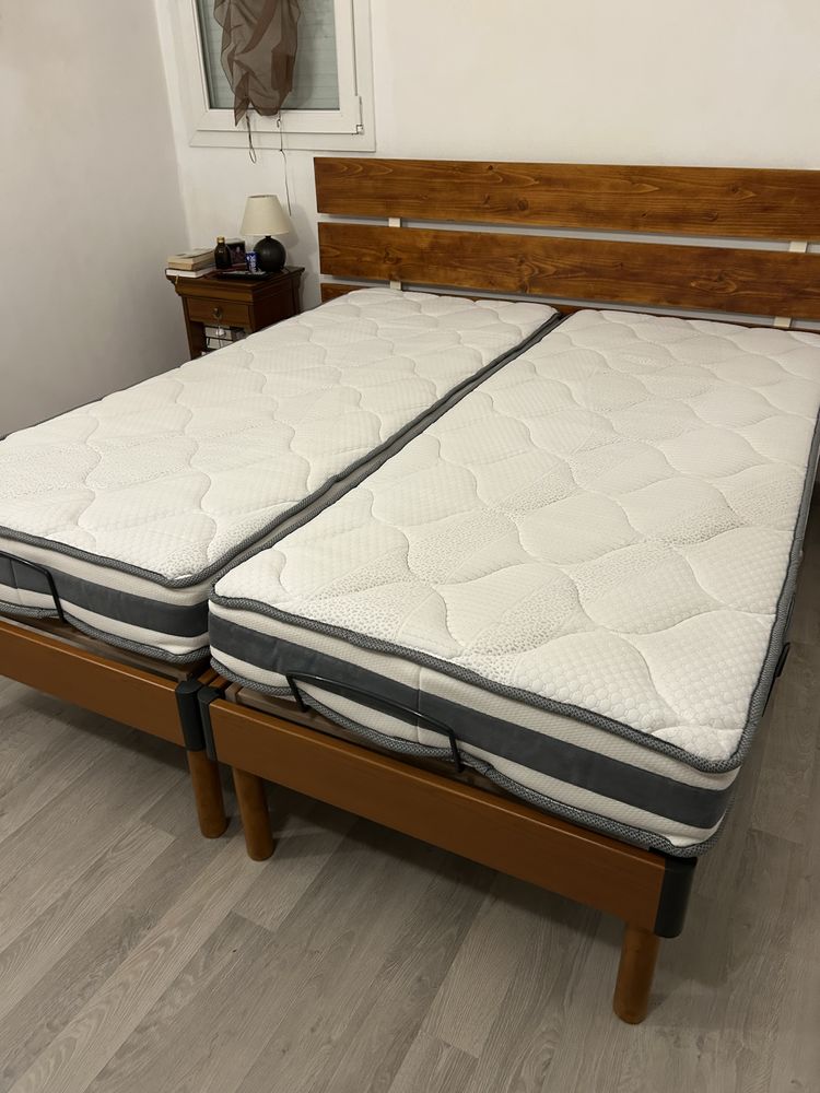 lit �lectrique avec matelas 2x80x200 600 V�nissieux (69)